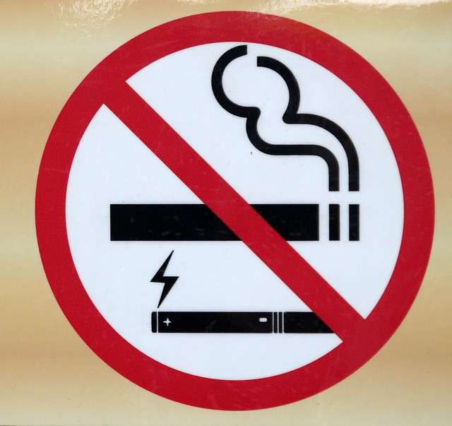 No smoking and no vaping sign representing lifestyle changes to prevent overactive immune response