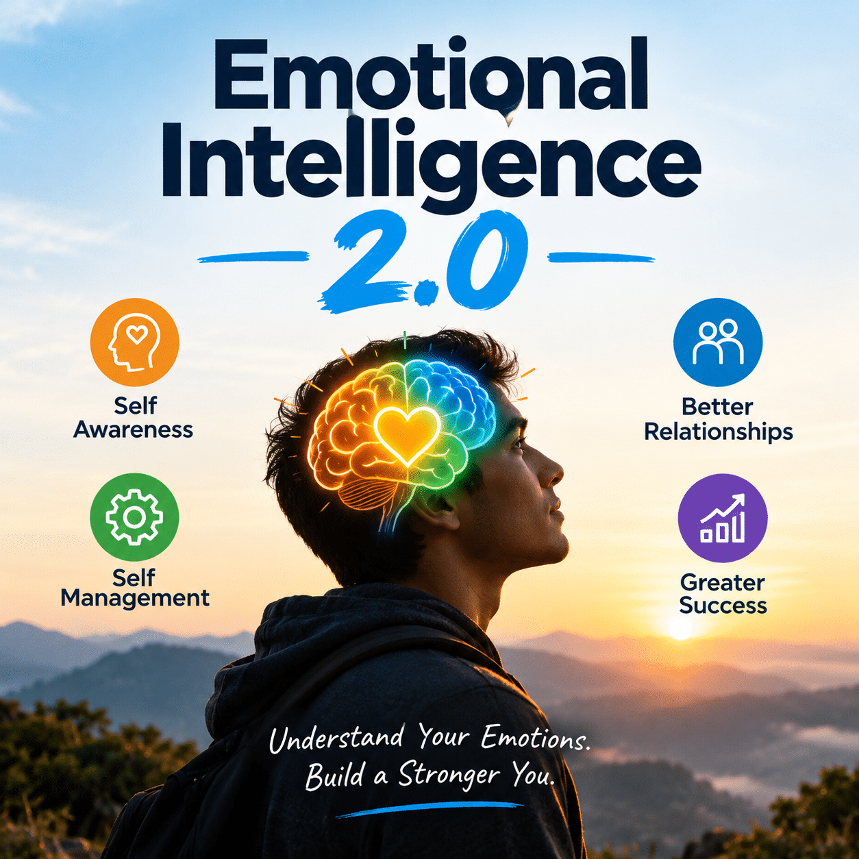 Best Books For Emotional Intelligence – Emotional Intelligence 2.0, self-awareness, self-management, better relationships, and greater success through emotional intelligence.